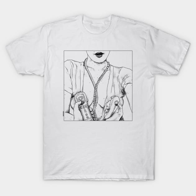 Le plaisir ambidextre (Two-handed foreplay ) T-Shirt by apolloniasaintclair